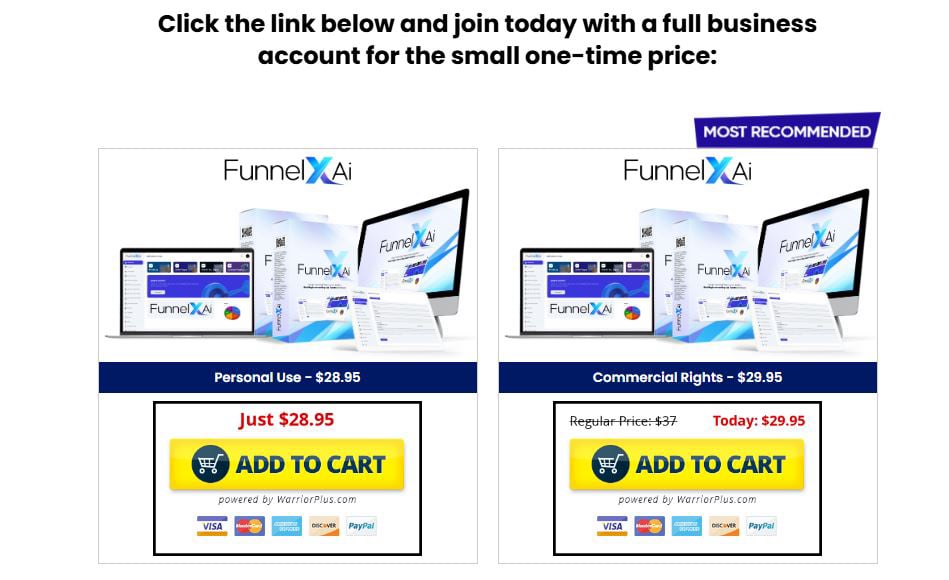 FunnelXAi Access page